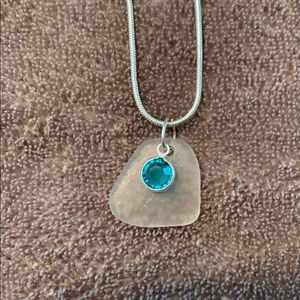 December birthstone necklace